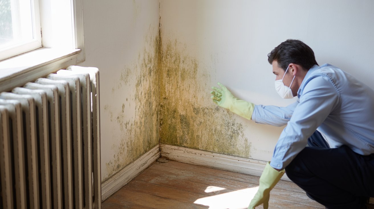 Nanostrat feuchtigkeit in der wand